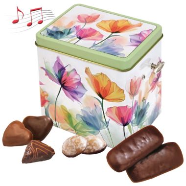 Spieluhrdose "Blumenwalzer"