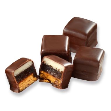 Dessert-Dominos Zartbitter-schokolade