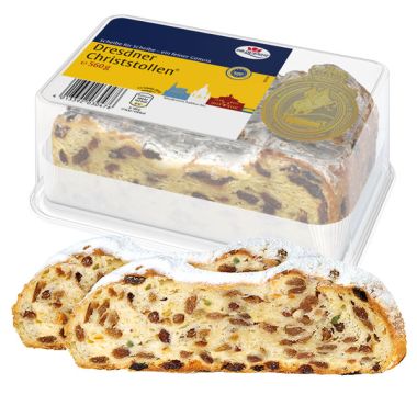 Dresdener Christstollen in Scheiben