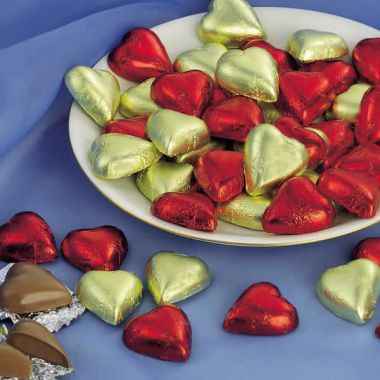 Nougat-Crème-Herzen