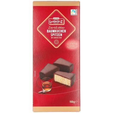 Lambertz Baumkuchenspitzen, Zartbitter Jamaika-Rum