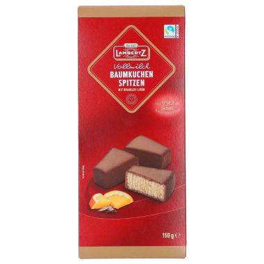 Lambertz Baumkuchenspitzen, Vollmilch Orangen-Likör