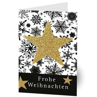 Grußkarte "Weihnachtsstern"