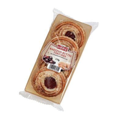 Marzipan-Butter-Törtchen 250g Kirsch