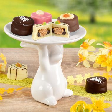 Hasenteller mit Petits Fours